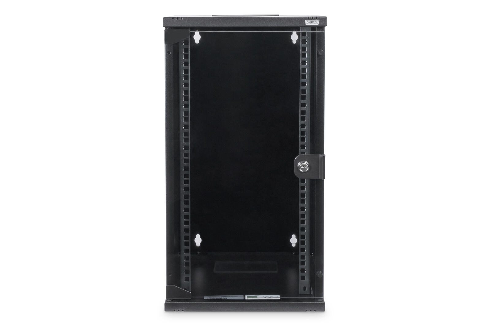 Digitus 12HE 10'-Wandgehäuse RAL 9005 schwarz