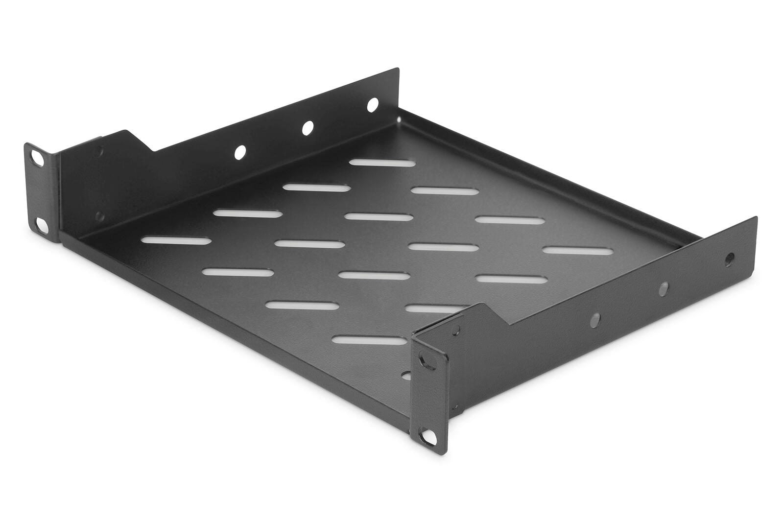 Digitus Fachboden 10'-Schränke 1HE RAL9005 schwarz (DN-10-TRAY-2-B)