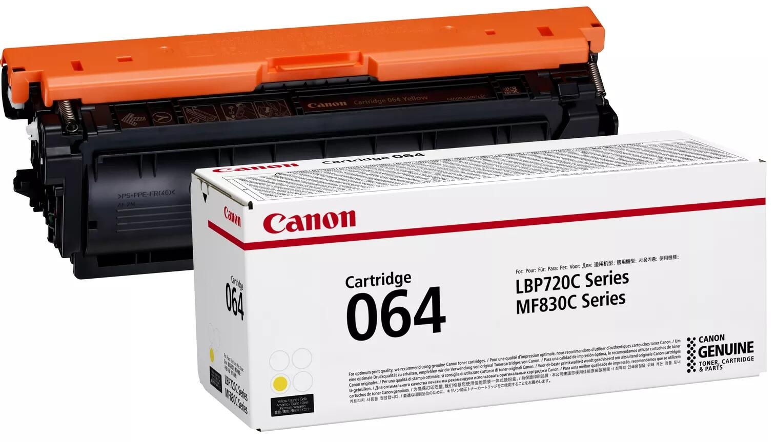 Canon Original 064 Y Toner - gelb 5.000 Seiten