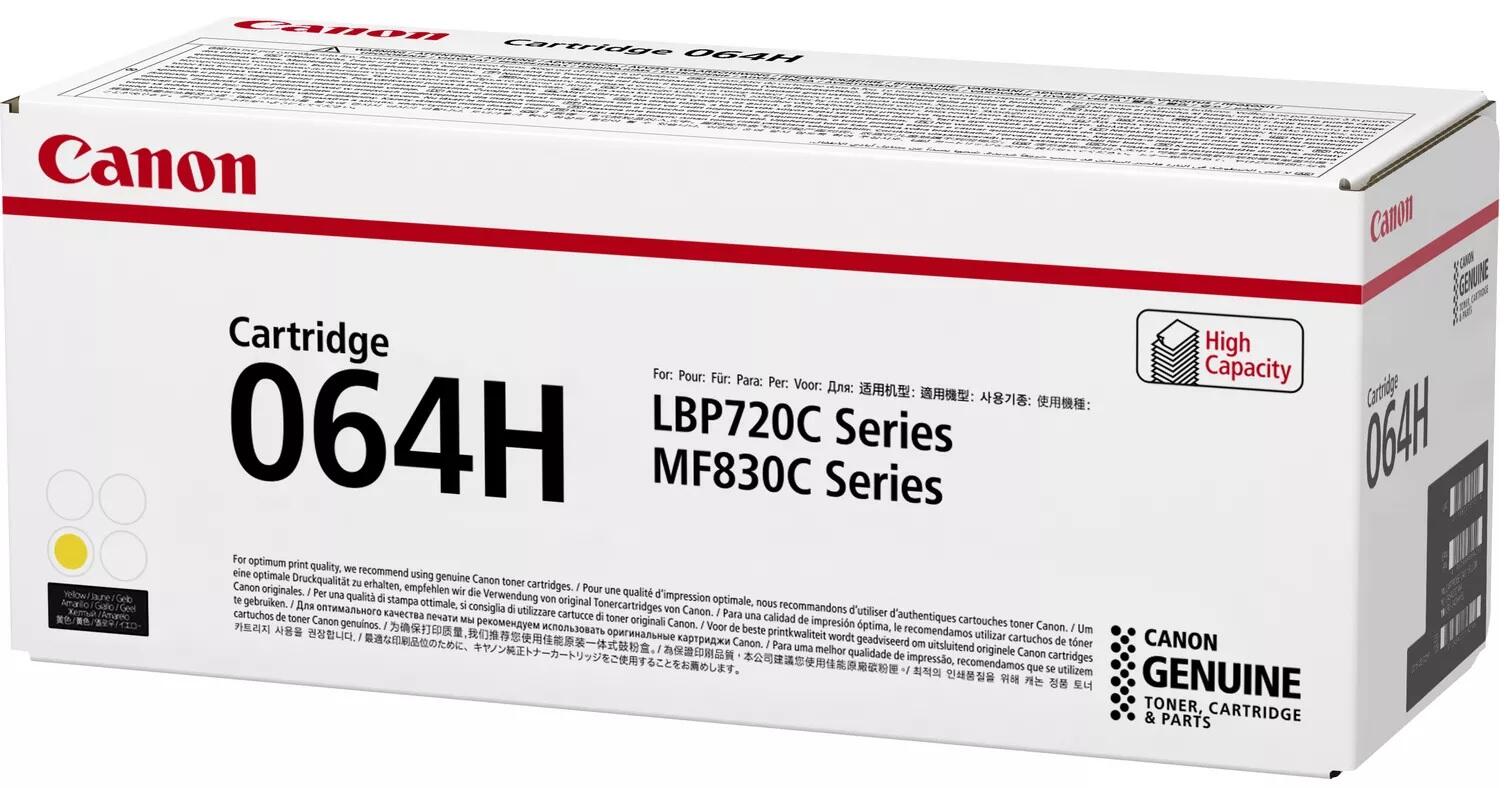 Canon Original 064H Y Toner - gelb 10.400 Seiten