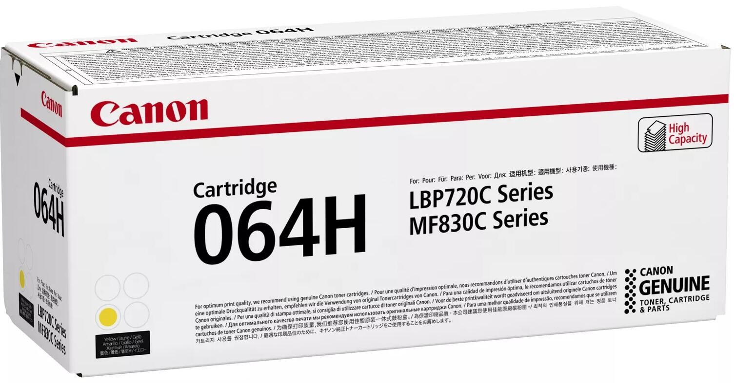 Canon Original 064H Y Toner - gelb 10.400 Seiten