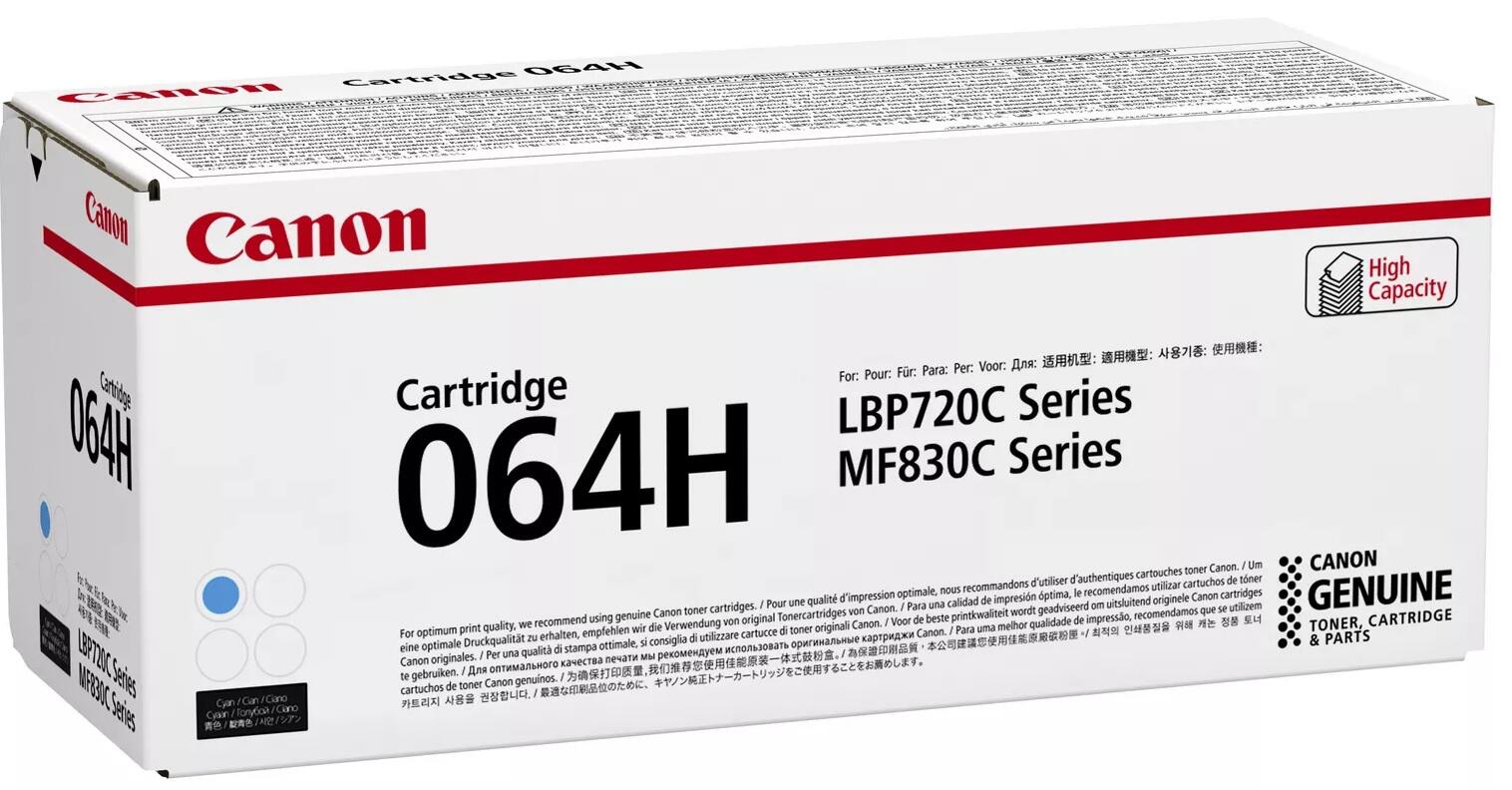 Canon Original 064H C Toner - cyan 10.400 Seiten