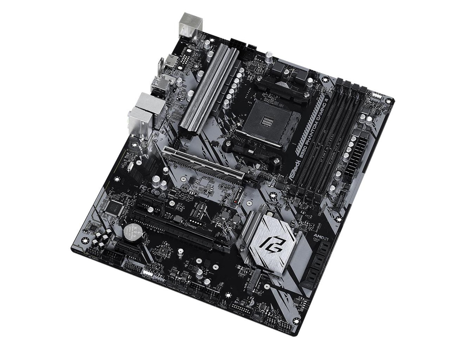 ASRock B550 PHANTOM GAMING 4 Mainboard - AMD B550 - AMD AM4 socket - DDR4 RAM - ATX