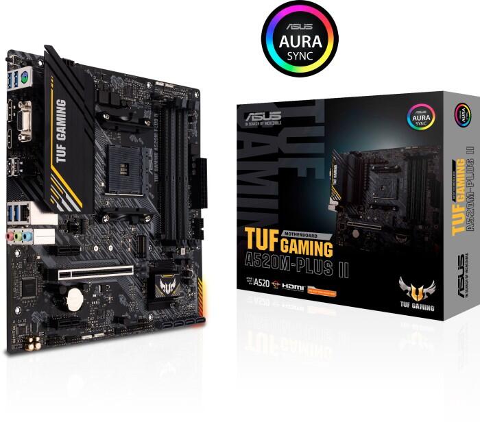 ASUS TUF A520M-Plus II Gaming Mainboard Sockel AM4