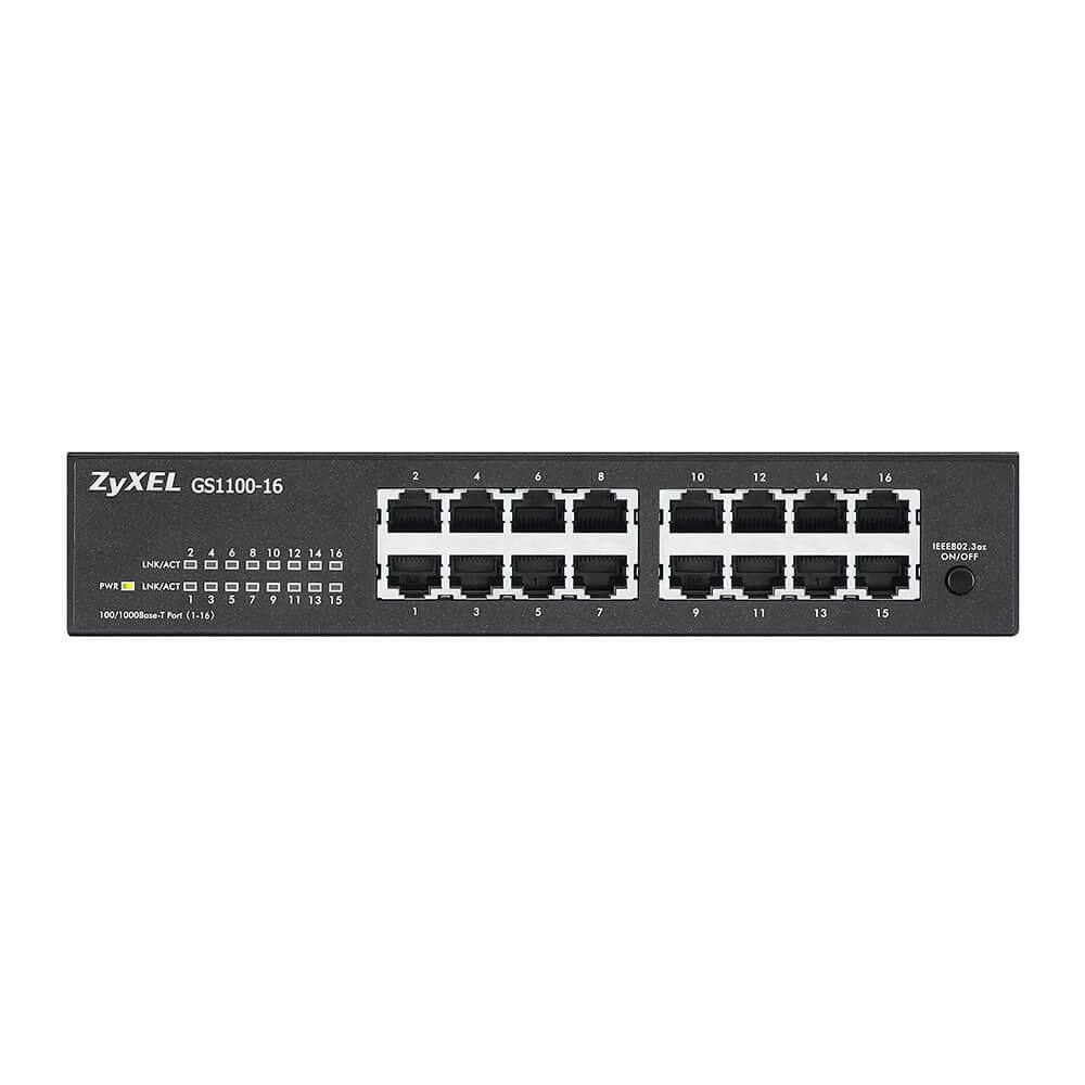 Zyxel Switch 16-Port Gigabit Ethernet lüfterlos unmanaged