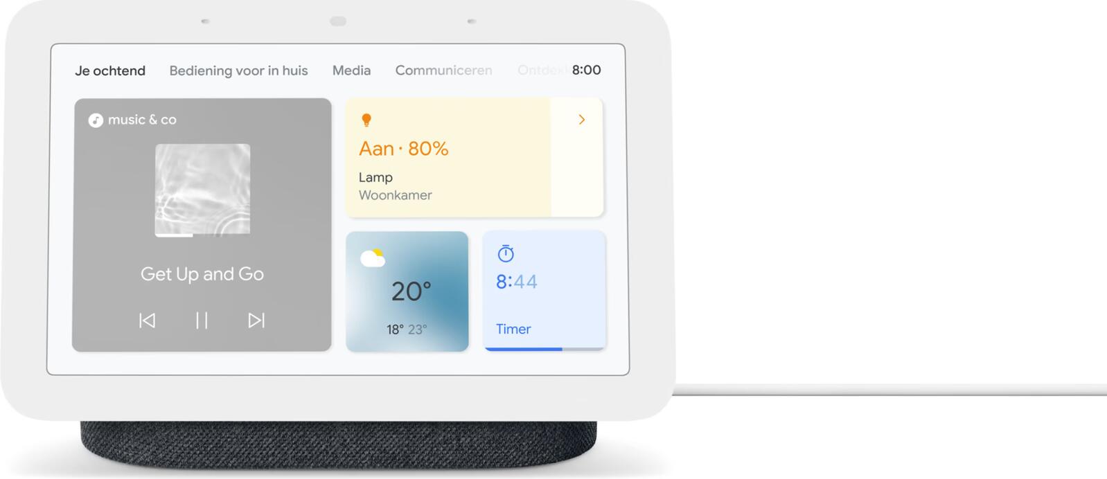 Google Nest Hub 2. Generation - Grau