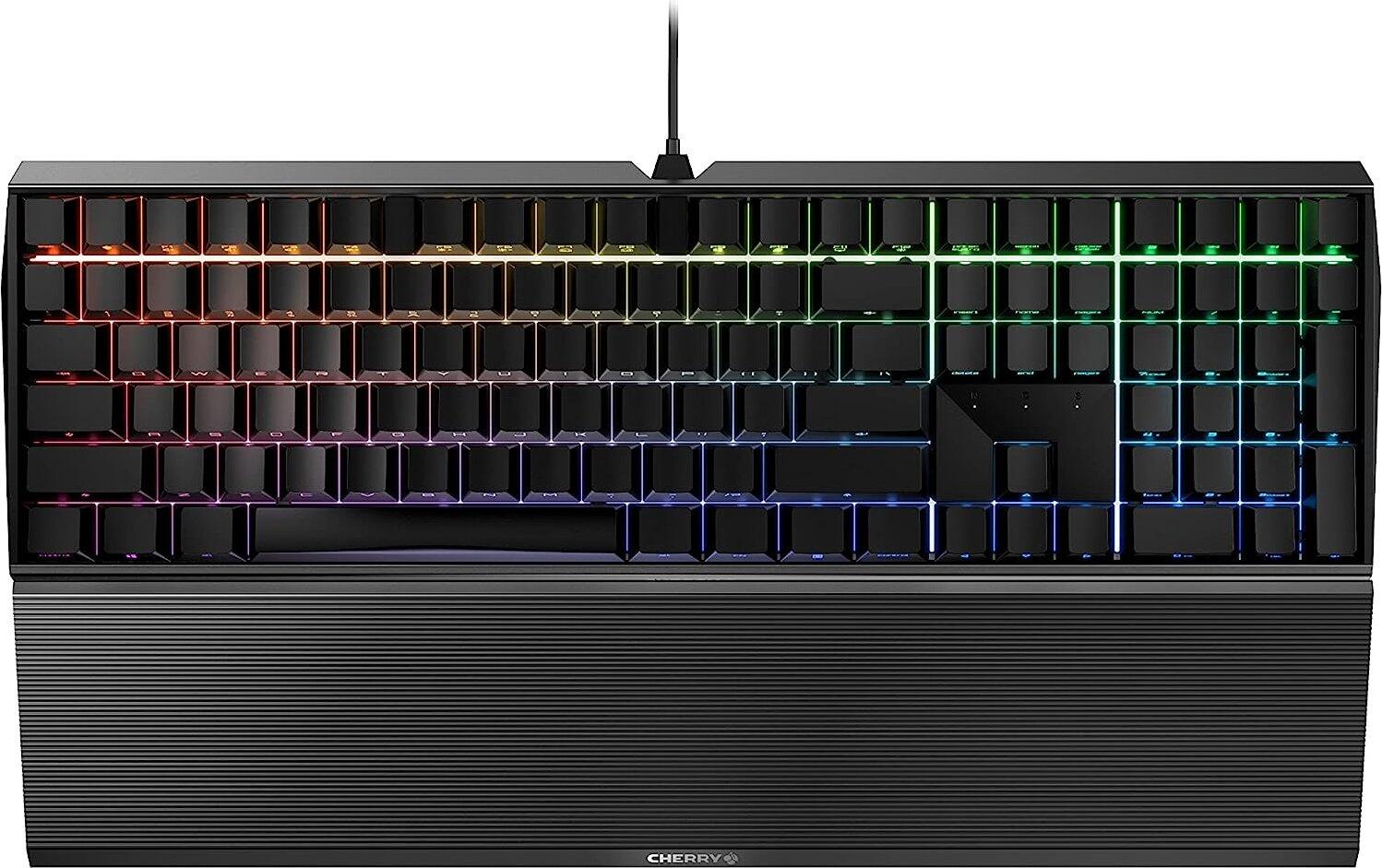 CHERRY Palmrest 3.0 S Handballenauflage und Aufstellfüße für MX BOARD 3.0 S