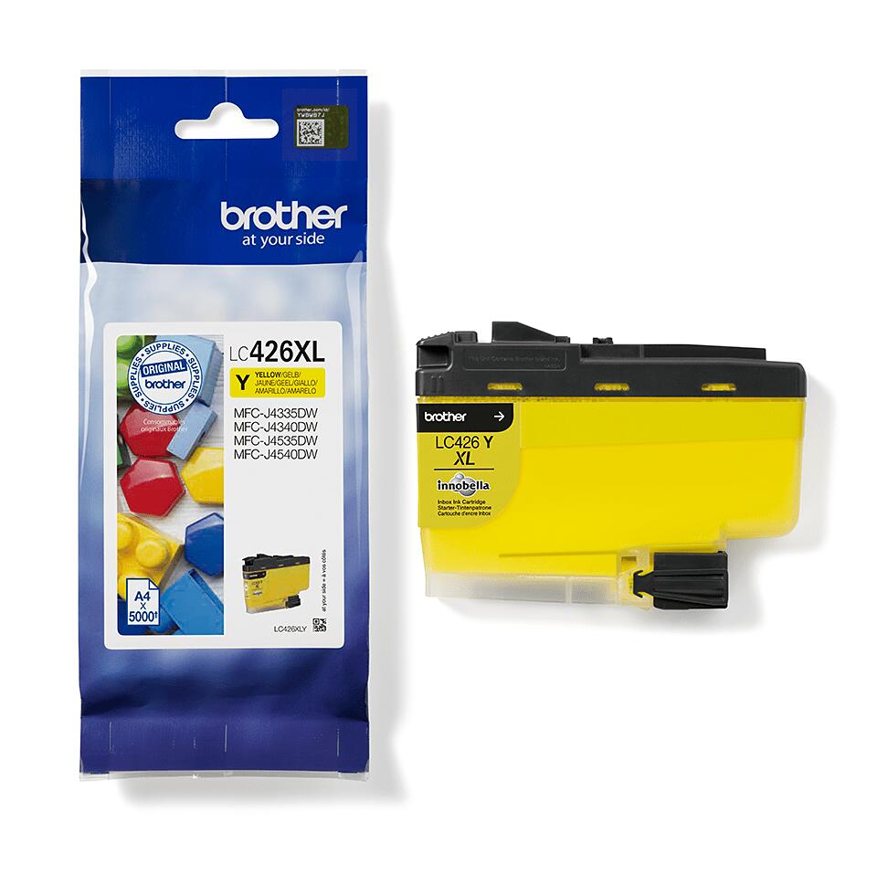 Brother Original LC-426XLY Druckerpatrone - gelb 5.000 Seiten (LC426XLY)