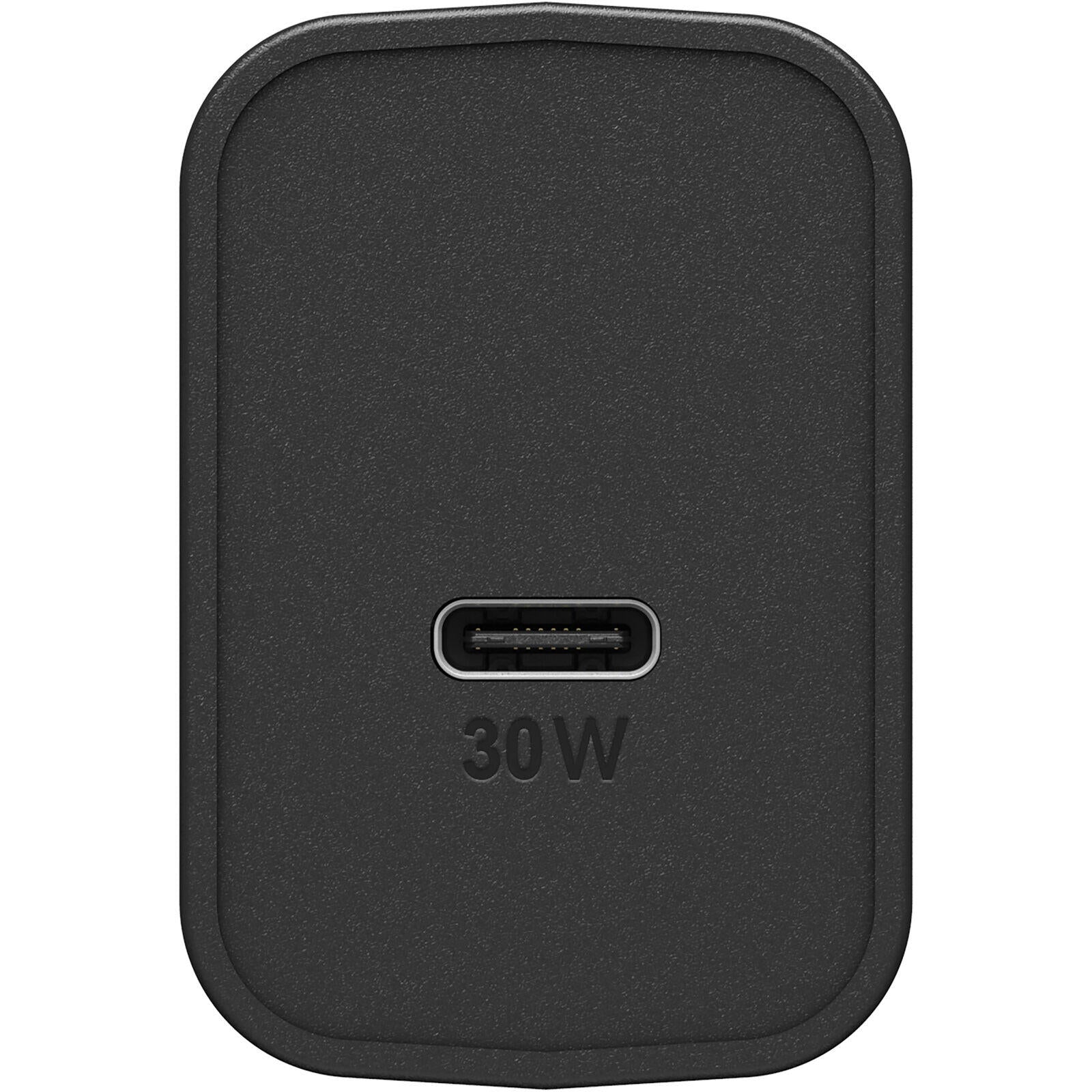 OtterBox 30 Watt Schnellladegerät mit USB-C (Schwarz)