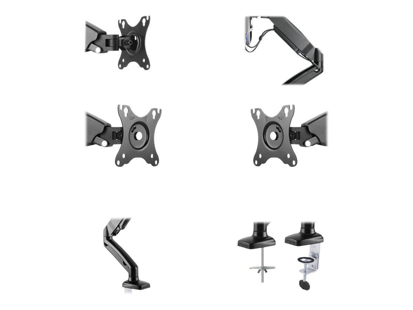 ART Pro Audio Uchwyt biurkowy gazowy do 1 monitora LED/LCD 13-27