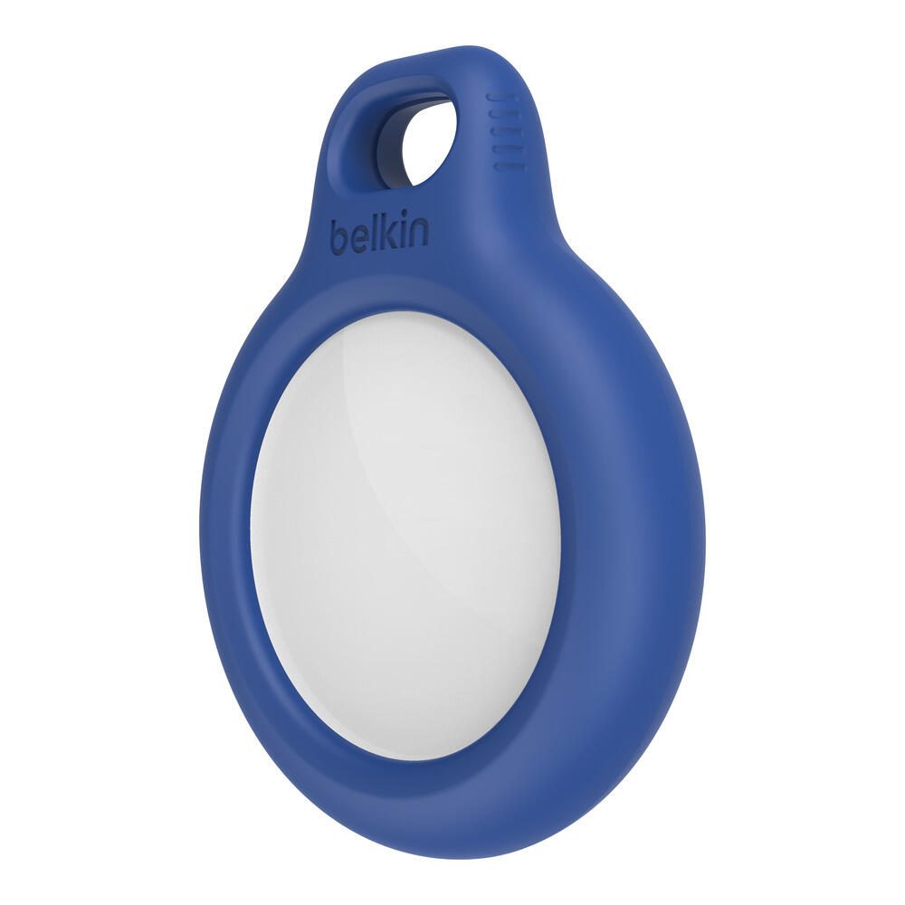 Belkin Secure Holder mit Schlüsselanhänger für Apple AirTag, blau