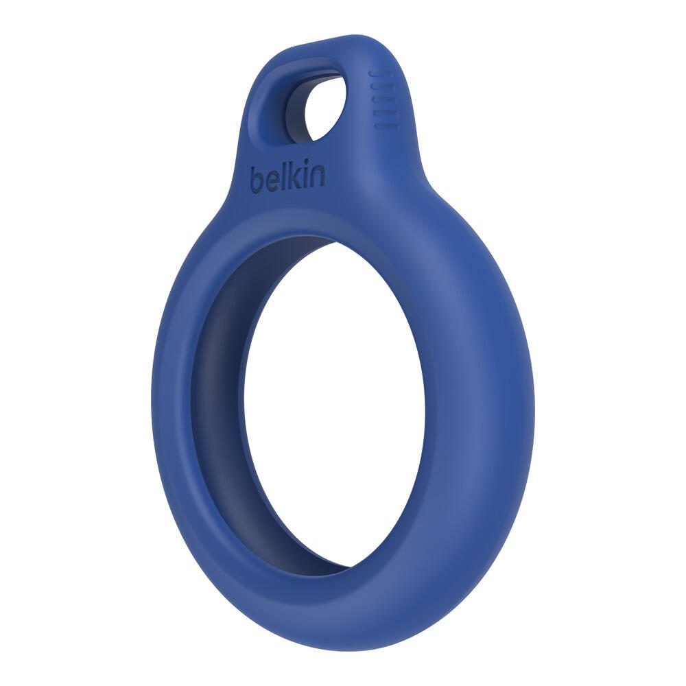 Belkin Secure Holder mit Schlüsselanhänger für Apple AirTag, blau