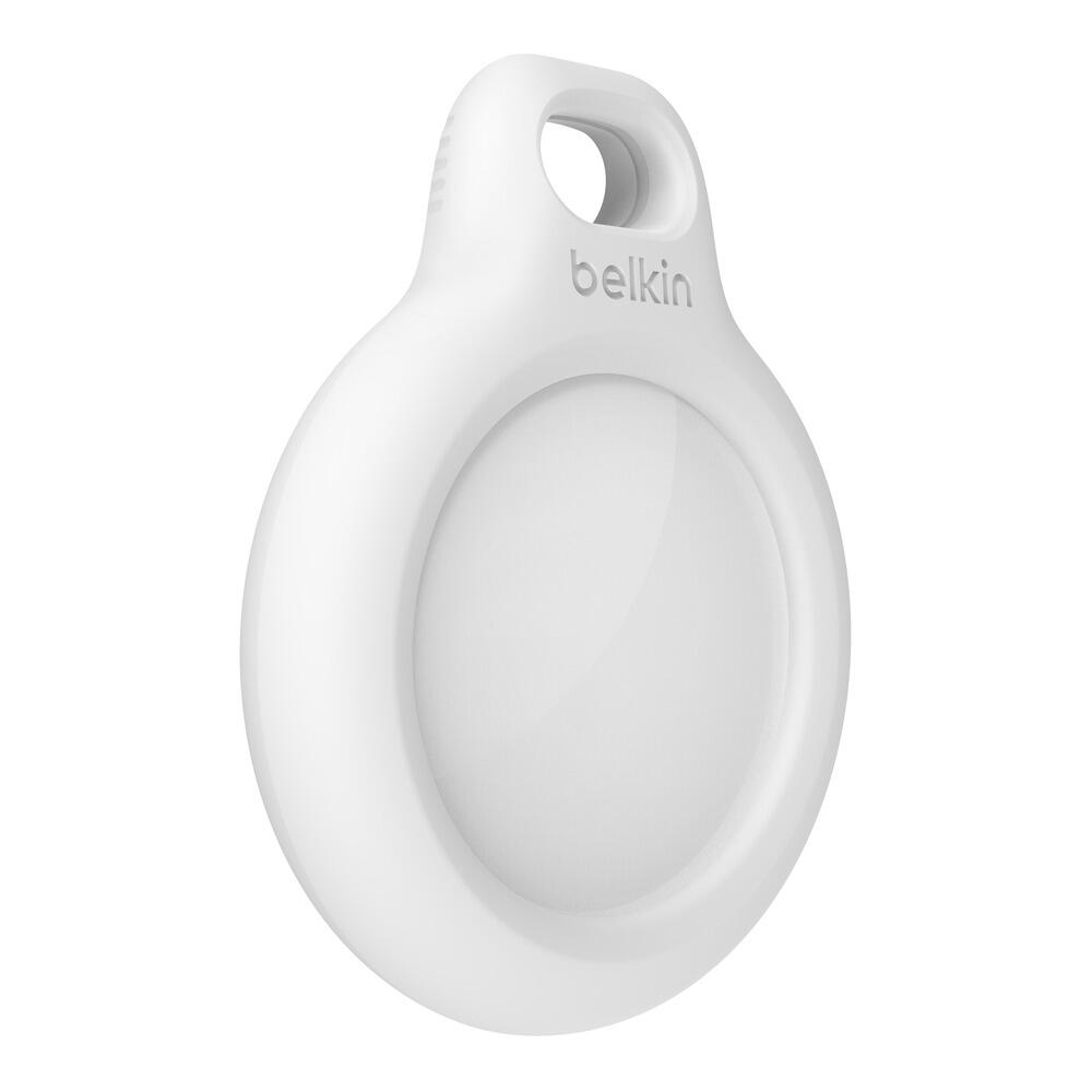 Belkin Secure Holder mit Schlüsselanhänger für Apple AirTag, weiß