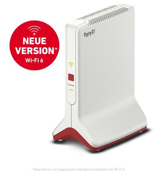 AVM FRITZ Repeater 6000 WiFi Range-Extender WiFi6 2,4 GHz (1 Band) 5 GHz (Dual-Band)