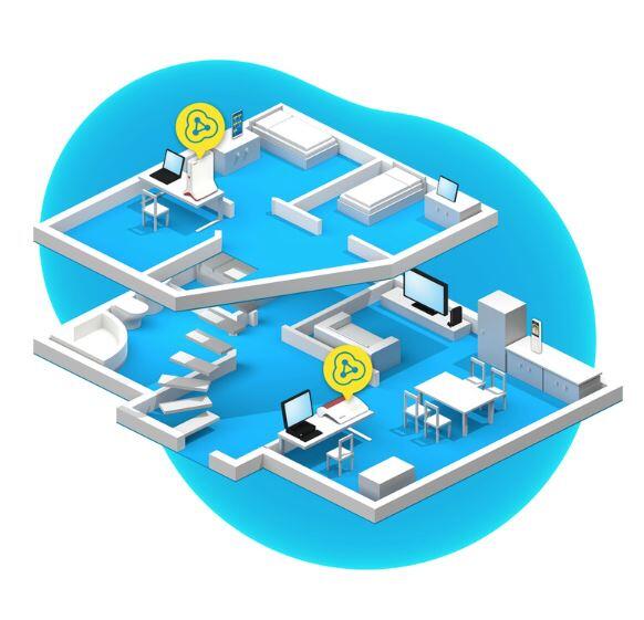 AVM FRITZ Repeater 6000 WiFi Range-Extender WiFi6 2,4 GHz (1 Band) 5 GHz (Dual-Band)