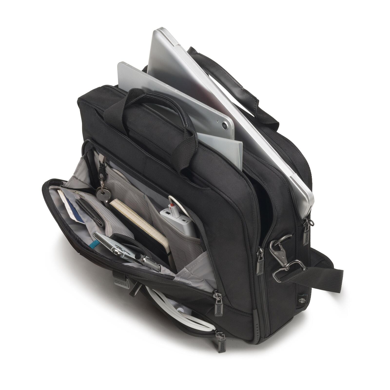 DICOTA Eco Top Traveller Pro 15'-17,3' Notebook-Tasche - Schwarz