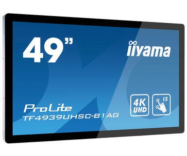 iiyama ProLite TF4939UHSC-B1AG Signage Touch Display 124,5 cm (49 Zoll) 4K-UHD, IPS-Panel, 500cd/m², 24/7, LAN