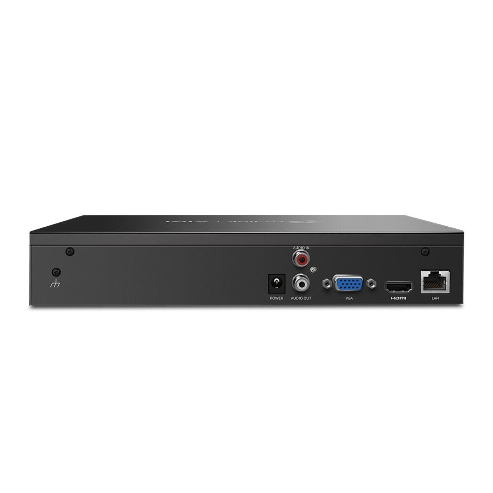 TP-Link VIGI NVR1016H 16 Kanal Netzwerk Video Recorder, 1x bis zu 10TB SATA HDD intern montierbar, Rack-fähig