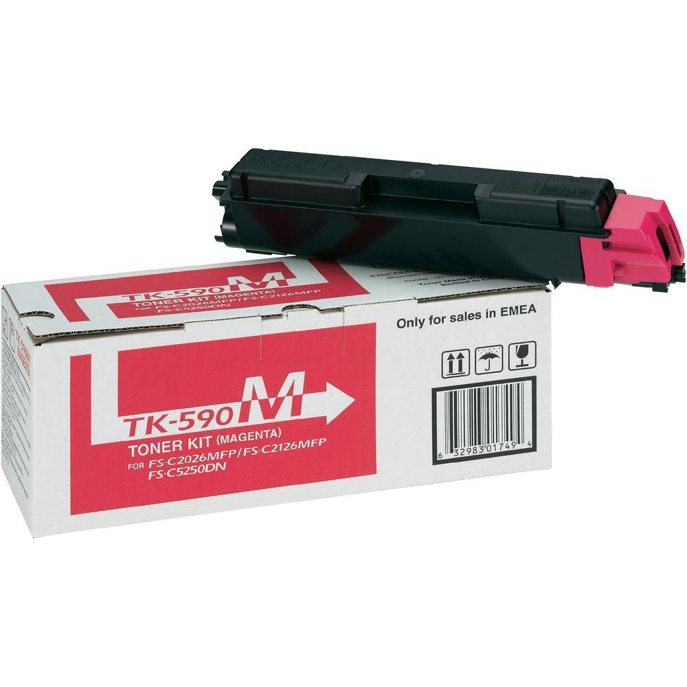 Kyocera Original TK-590M Toner - magenta (1T02KVBNL0)