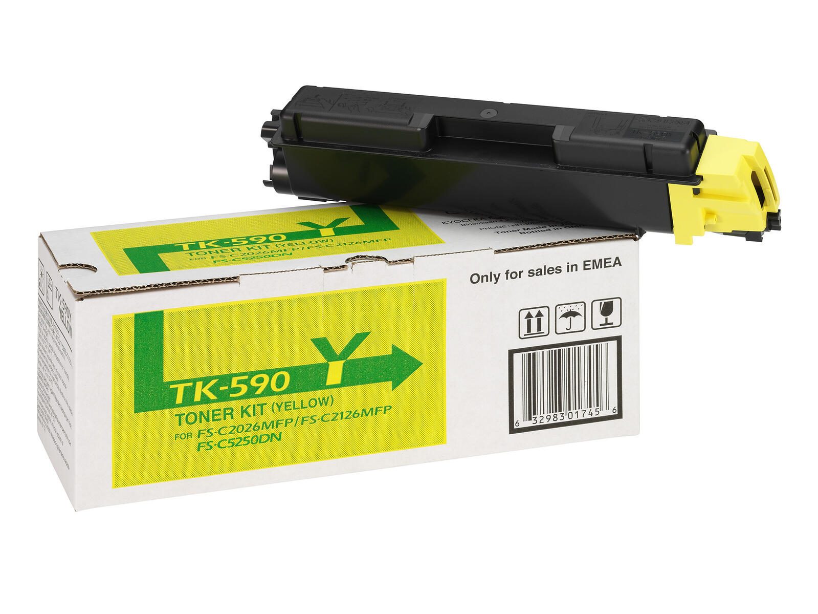 Kyocera Original TK-590Y Toner - gelb (1T02KVANL0)