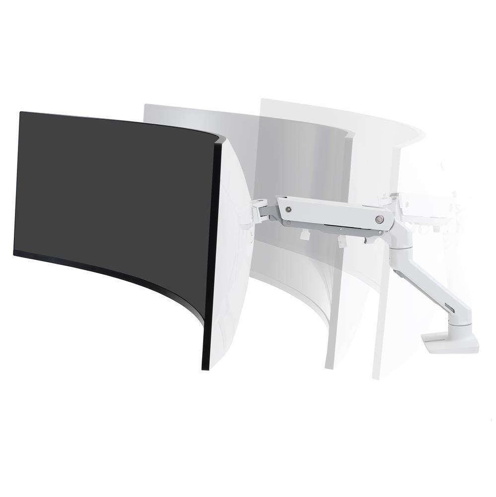 Ergotron HX Monitor Arm mit HD-Gelenk Tischhalterung mit CF-Technologie für 124,46 cm (49') Curved Monitore