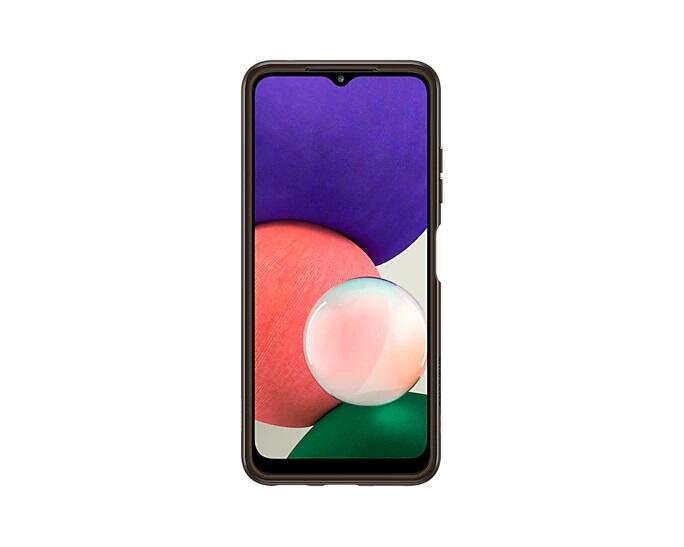 Soft Clear Cover EF-QA226 für das Galaxy A22 5G (Black)