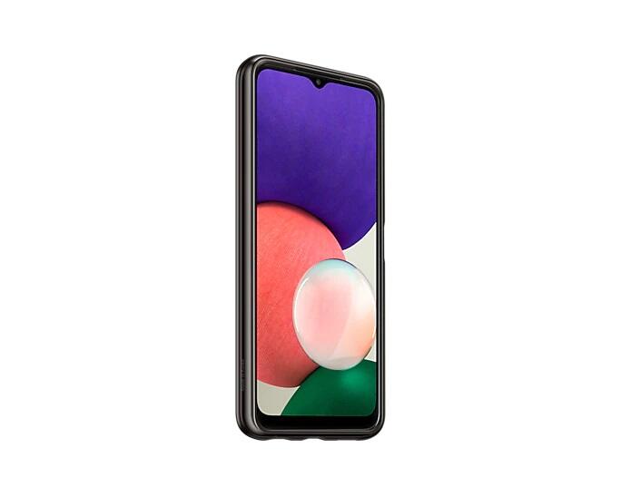 Soft Clear Cover EF-QA226 für das Galaxy A22 5G (Black)