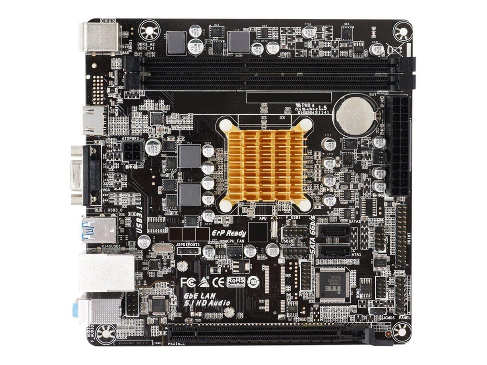BIOSTAR A68N-2100K Mainboard - socket - DDR3L (Low Voltage) RAM - Mini-ITX