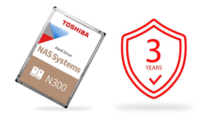Toshiba N300 NAS - 4 TB, retail