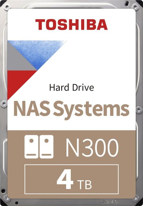 Toshiba N300 NAS Systems 4TB, bulk