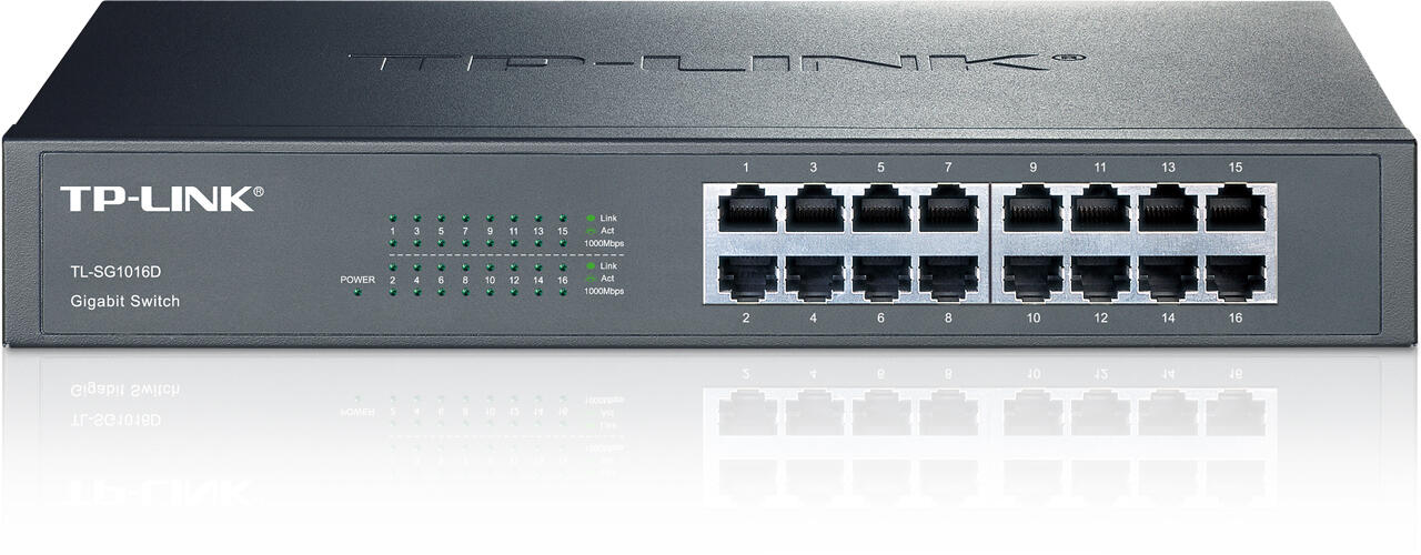 TP-LINK TL-SG1016D 16-Port Gigabit Switch