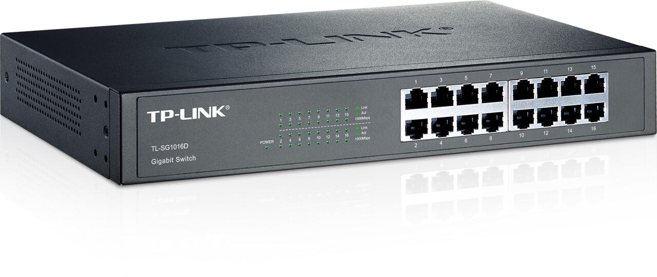 TP-LINK TL-SG1016D 16-Port Gigabit Switch