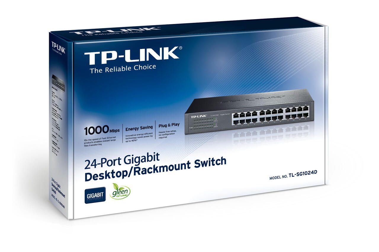 TP-LINK TL-SG1024D 24-Port Gigabit Switch