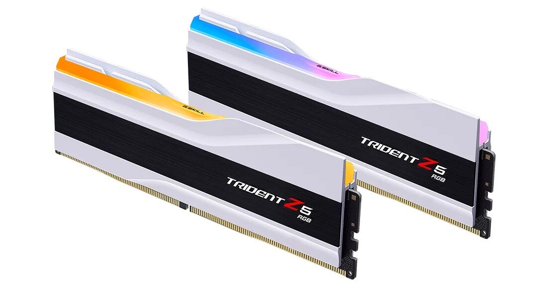 G.Skill RAM Trident Z5 RGB Intel 32GB (2x 16GB) Kit DDR5 4800MHz UDIMM weiß
