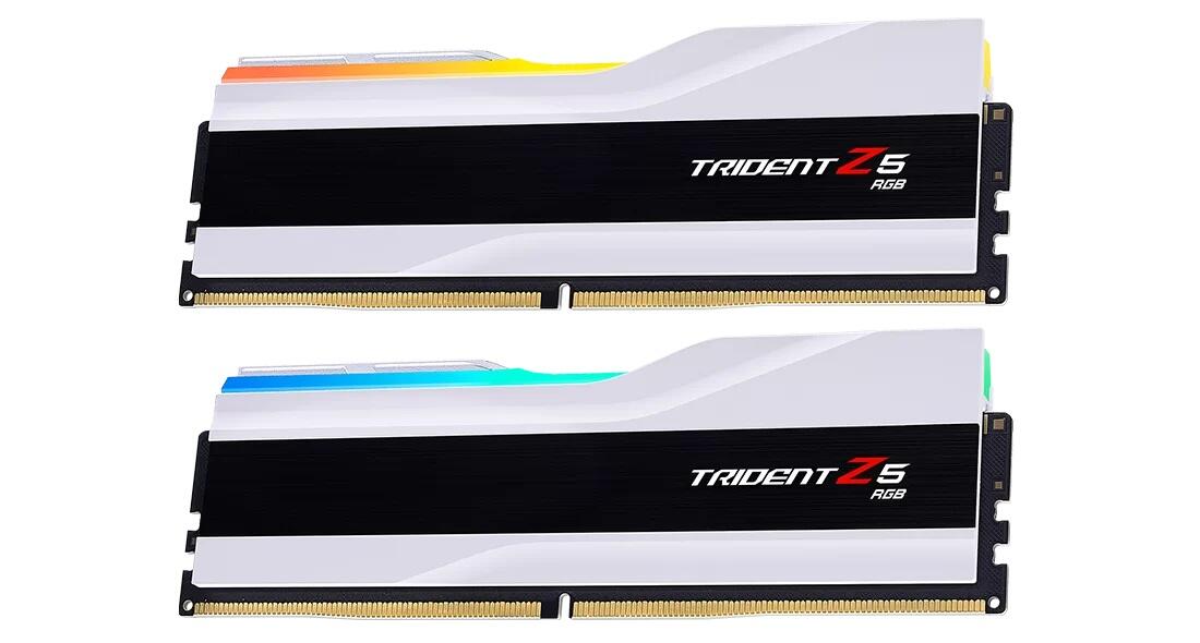 G.Skill RAM Trident Z5 RGB Intel 32GB (2x 16GB) Kit DDR5 4800MHz UDIMM weiß