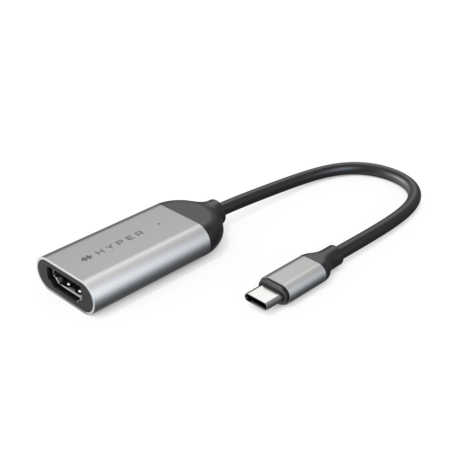 HyperDrive USB-C auf 8K 60Hz / 4K 144Hz HDMI Adapter, schwarz