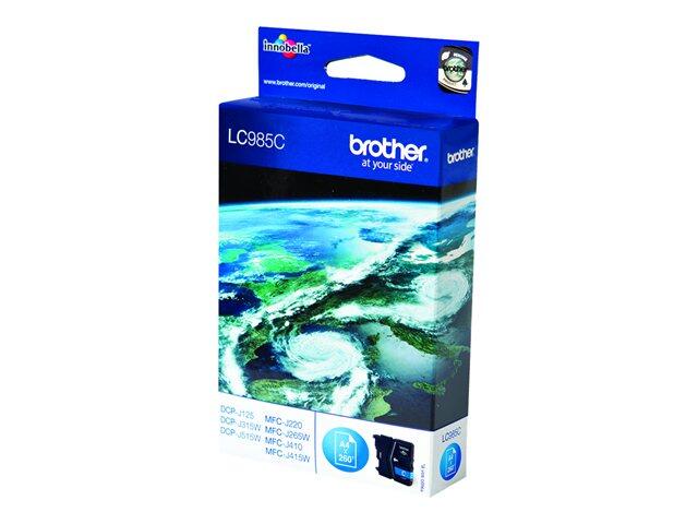 Brother Original LC-985C Druckerpatrone cyan 260 Seiten (LC985C)