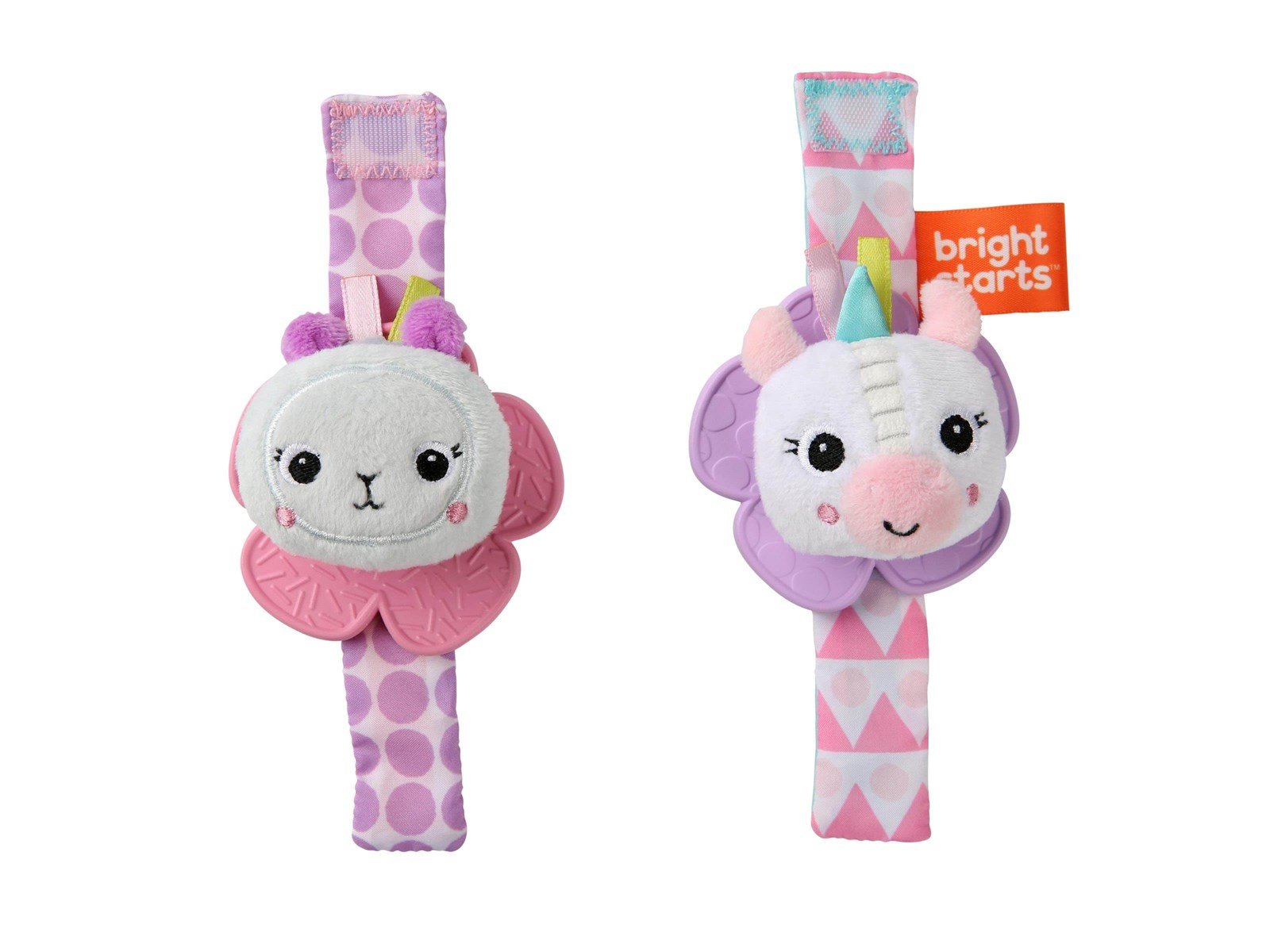 Bright Starts Snuggle & teether w. unicorn