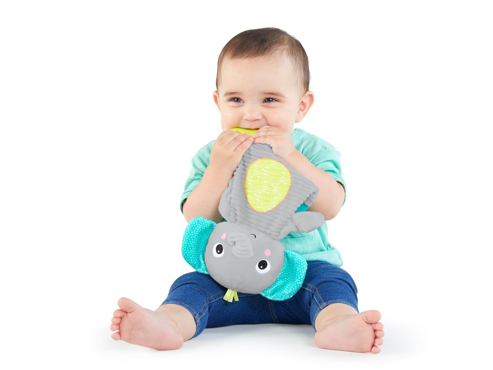 Bright Starts Snuggle & teether w. elephant