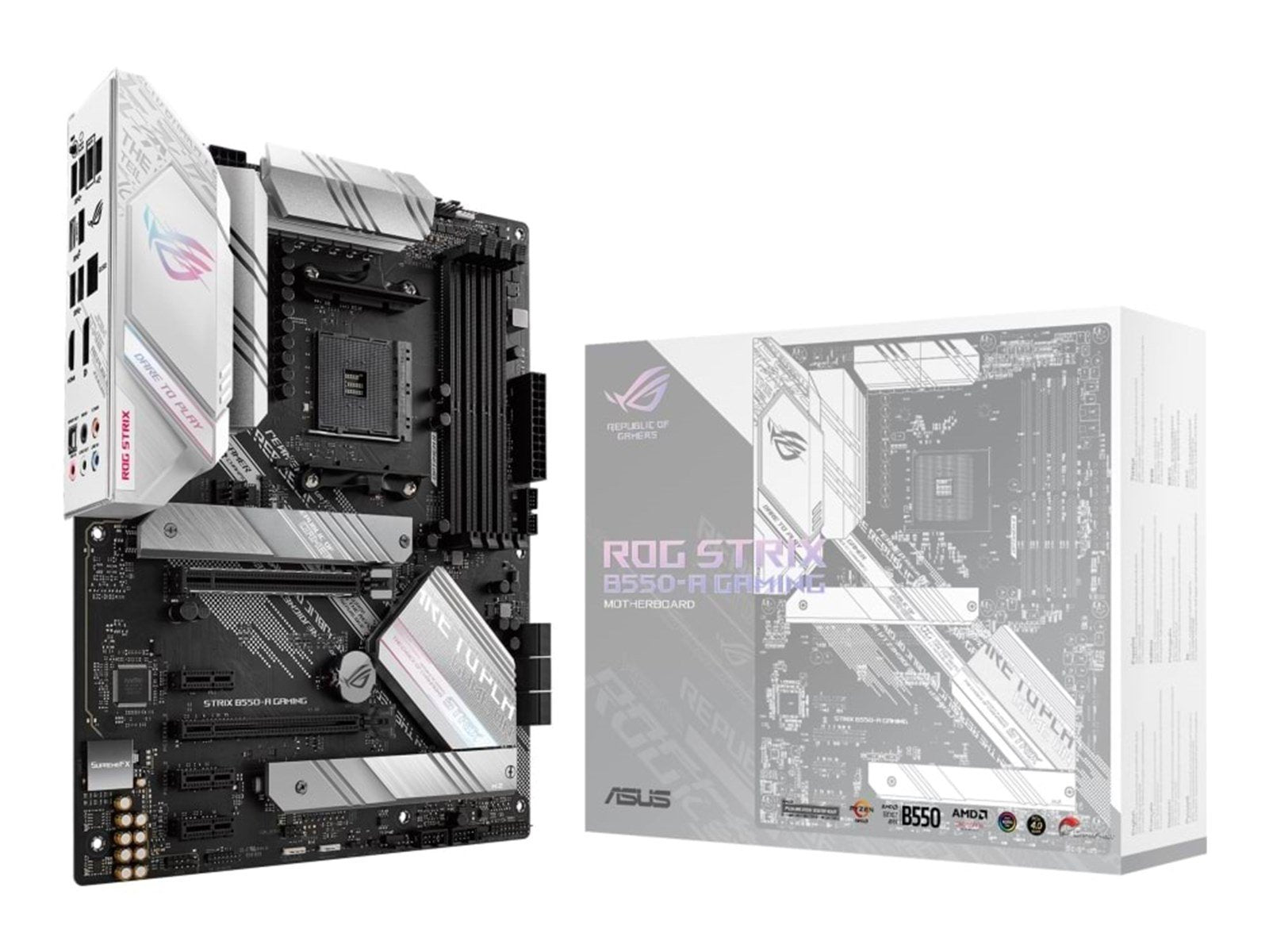 ASUS ROG STRIX B550-A GAMING Mainboard - AMD B550 - AMD AM4 socket - DDR4 RAM - ATX