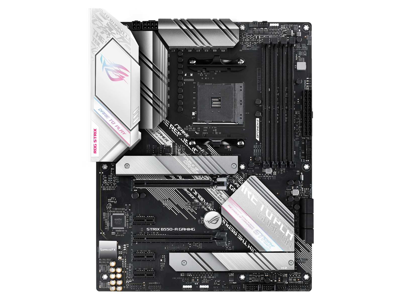 ASUS ROG STRIX B550-A GAMING Mainboard - AMD B550 - AMD AM4 socket - DDR4 RAM - ATX