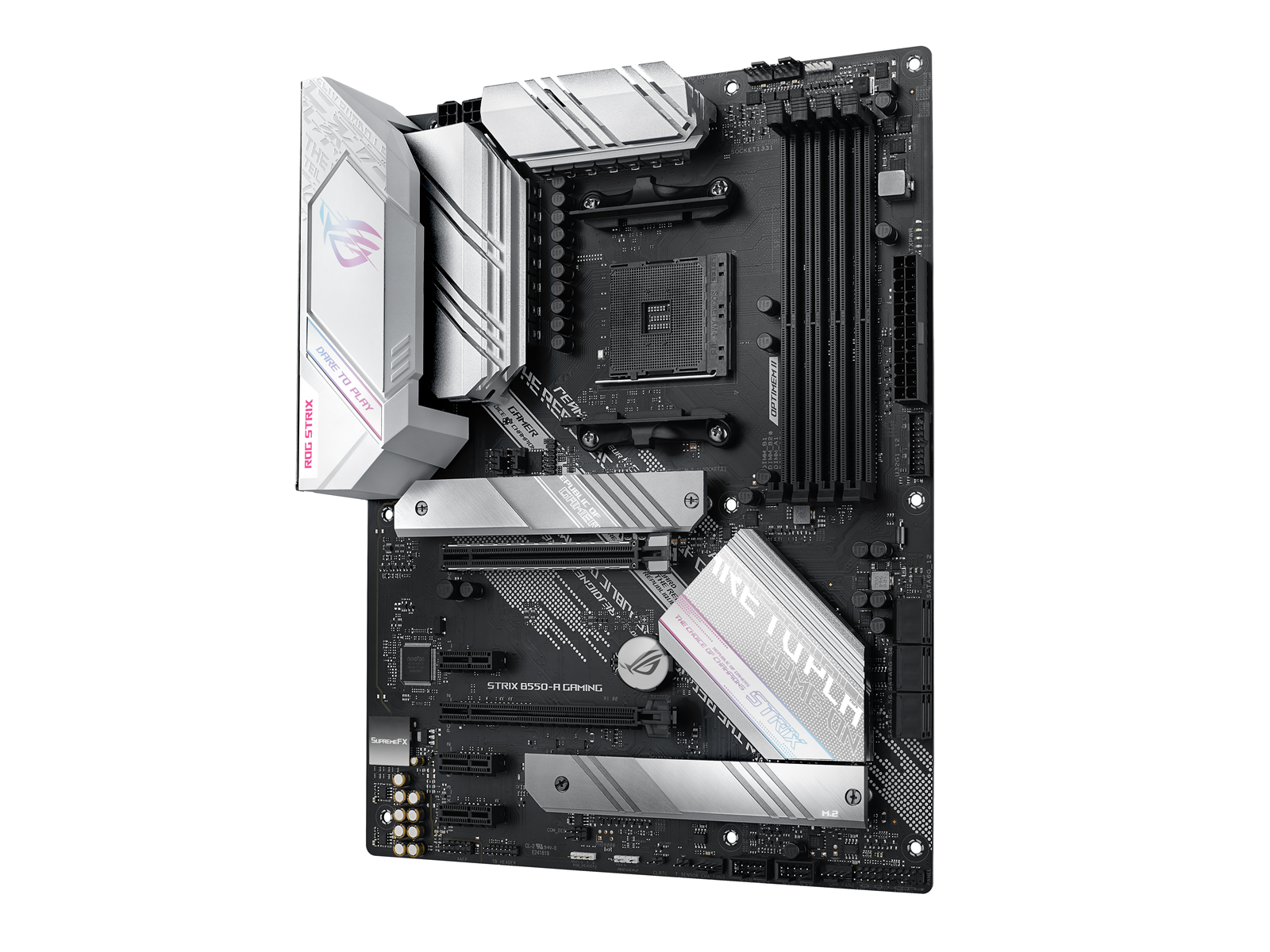 ASUS ROG STRIX B550-A GAMING Mainboard - AMD B550 - AMD AM4 socket - DDR4 RAM - ATX