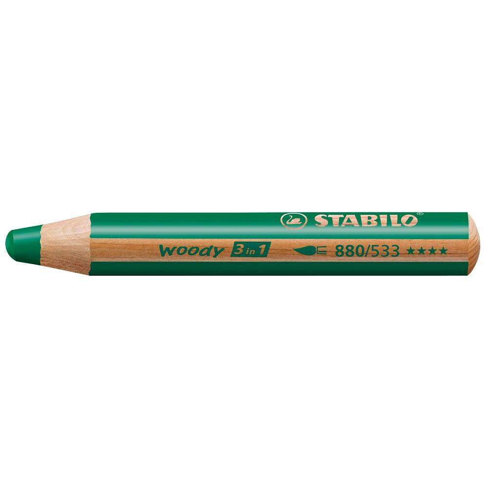 STABILO woody 3 in 1 Buntstifte farbsortiert - 10 Stück