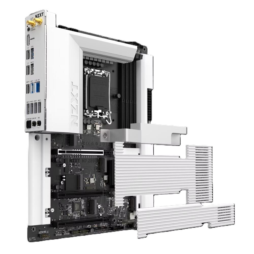 NZXT N7 Z890 - Motherboard, Weiß