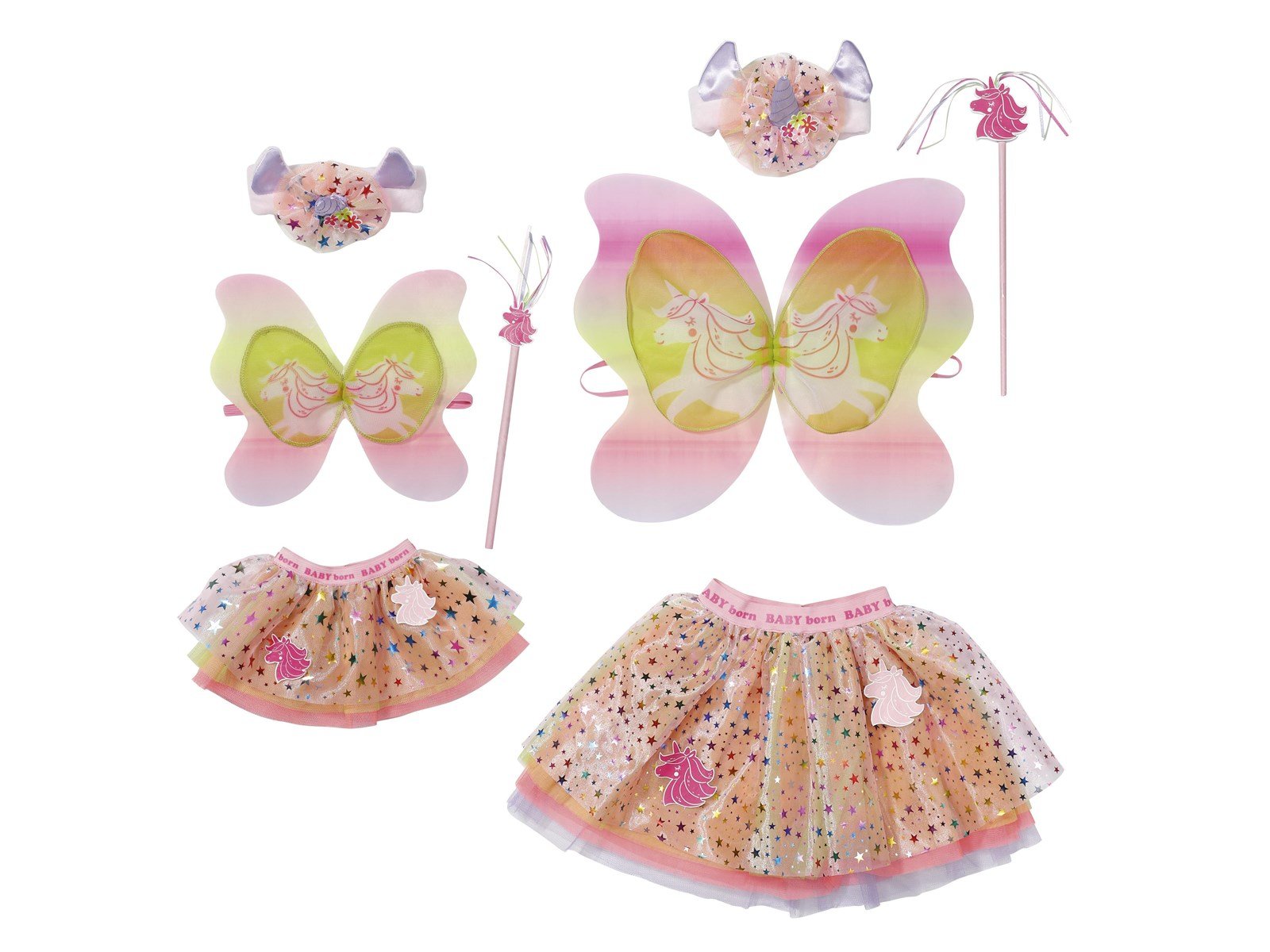 Baby Born Einhorn Wertset für Kind und Puppe