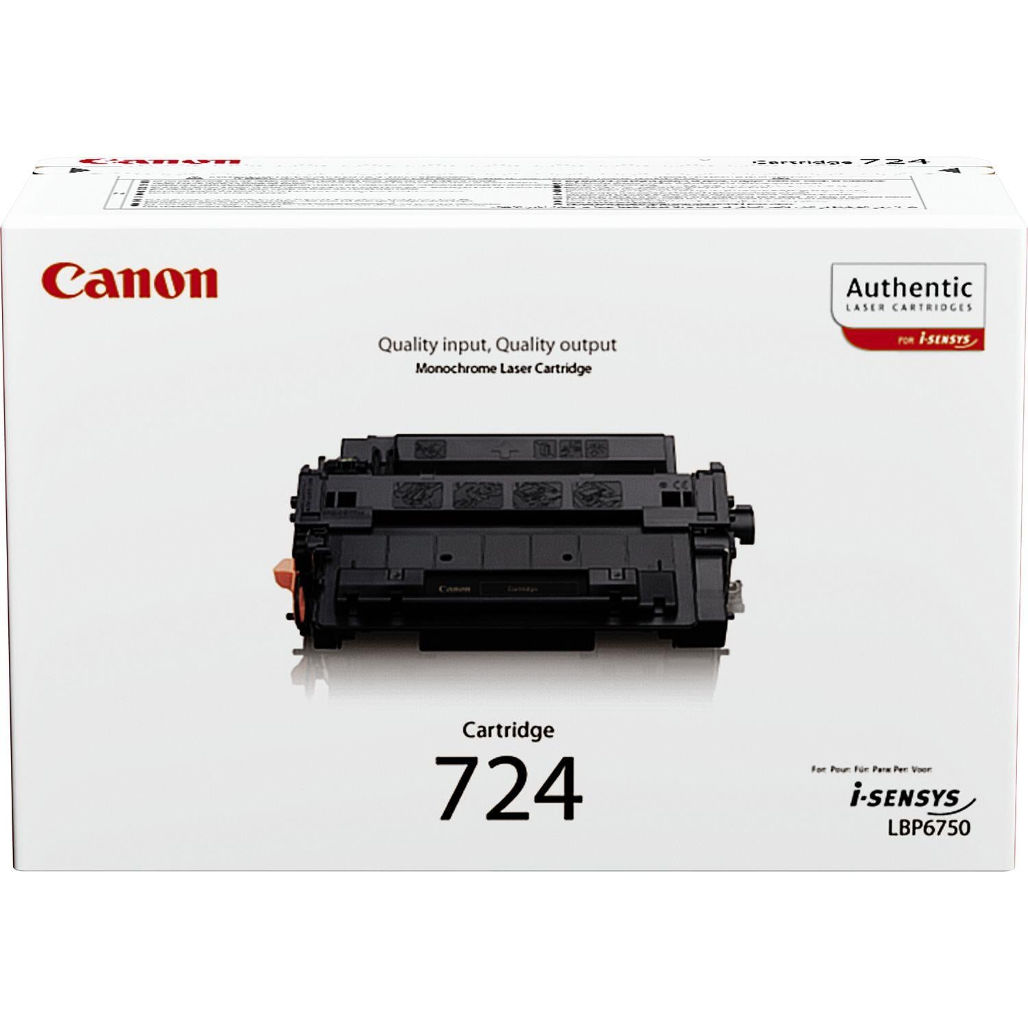 Canon Original Toner 724 schwarz 6.000 Seiten (3481B002)