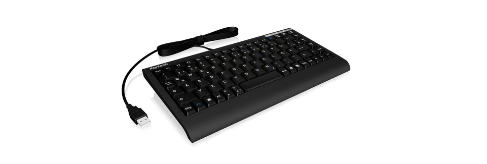 Clavier filaire KeySonic TAS ACK-595C+ (DE) MINI SoftSkin sw