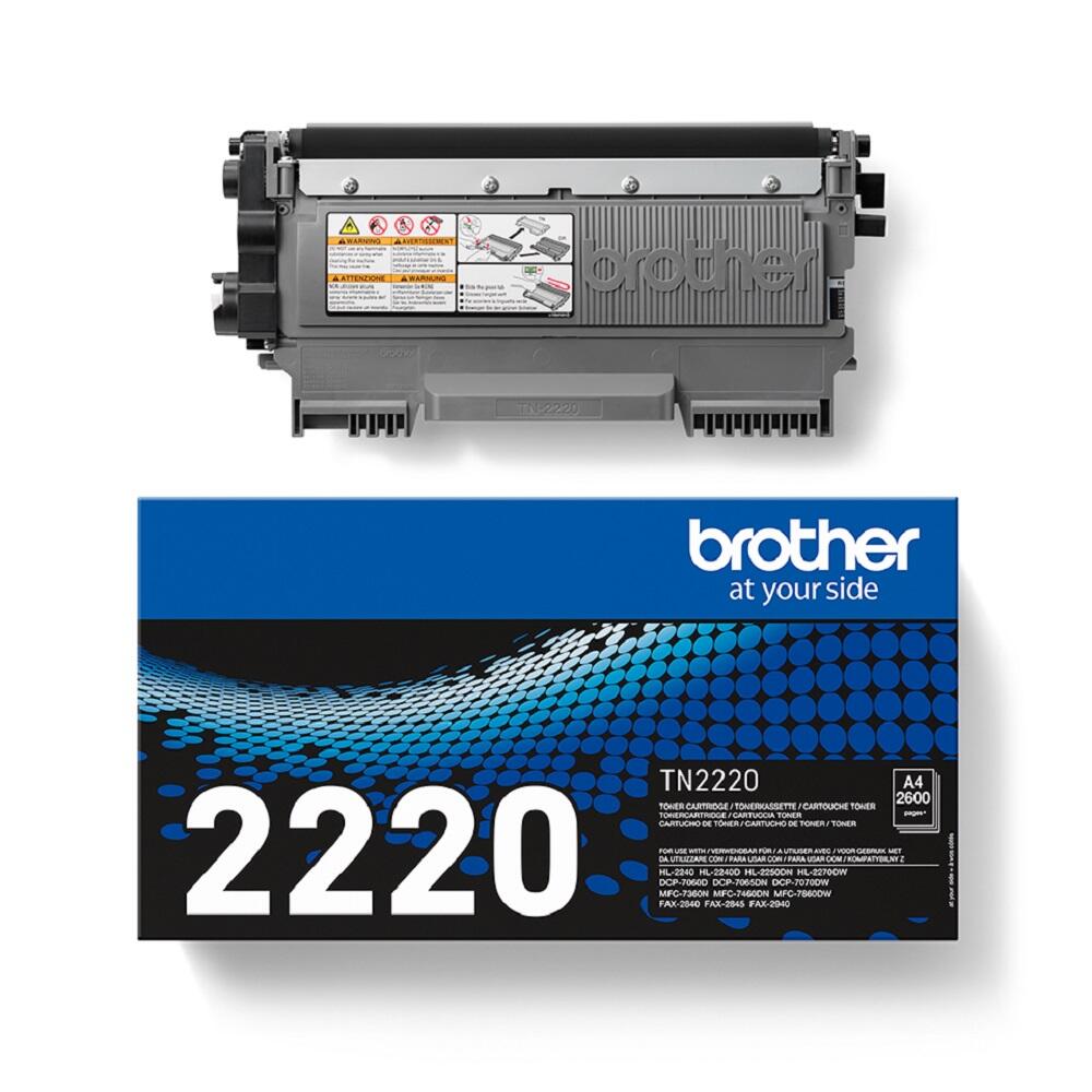 Brother Original TN2220 Toner schwarz 2.600 Seiten (TN-2220)