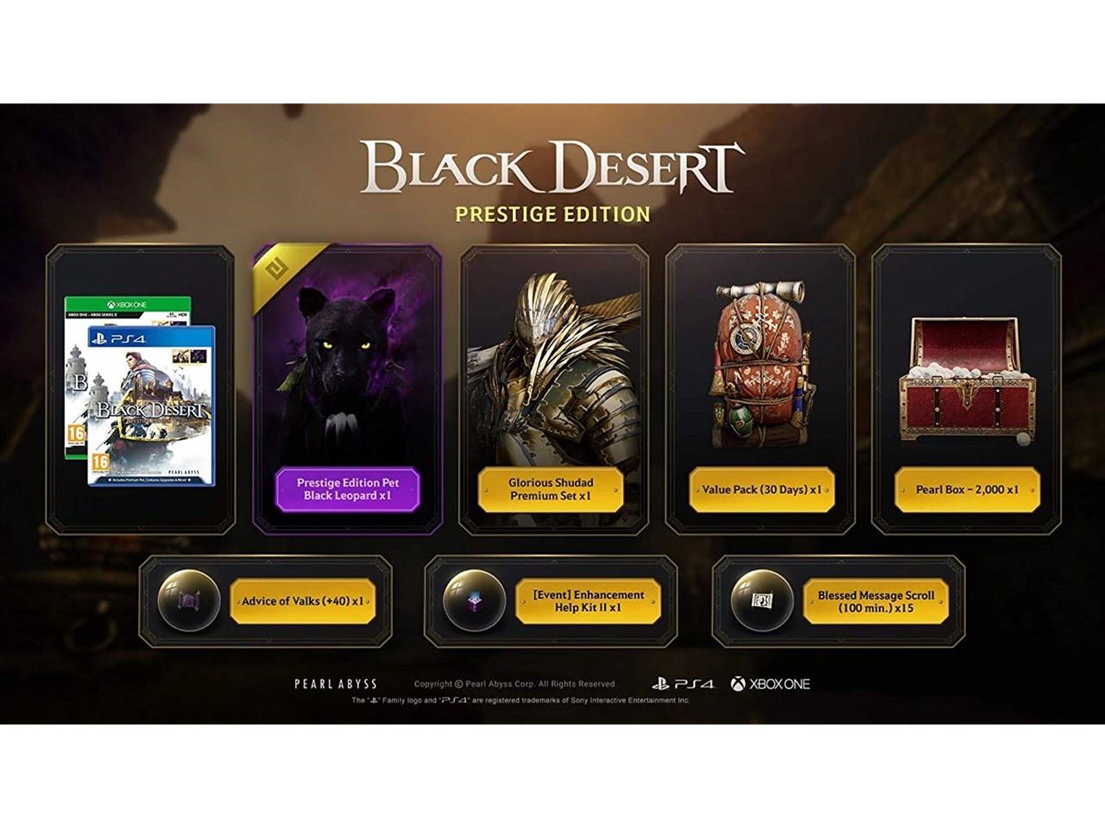 Black Desert - Prestige Edition - Microsoft Xbox One - MMORPG - PEGI 16