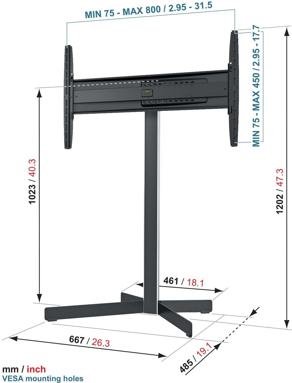 Vogel's EFF 8330 TV-Standfuß für 102-165 cm (40-65')